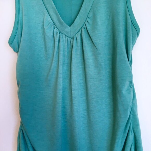 American Rag Teal Ruched Tank Top - Picture 6 of 7